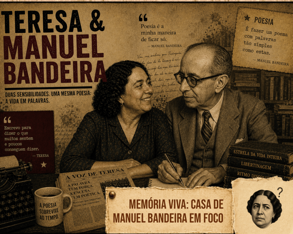 Memória viva: casa de Manuel Bandeira em&nbsp;foco