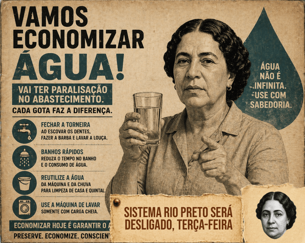 Vai faltar água?